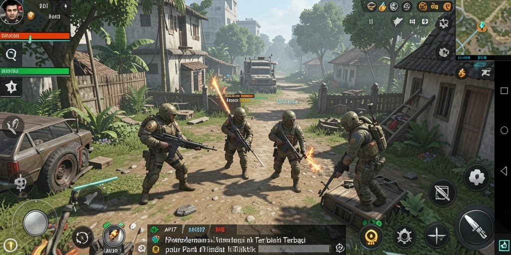 Tampilan gameplay strategis yang menegangkan dan seru di API77.