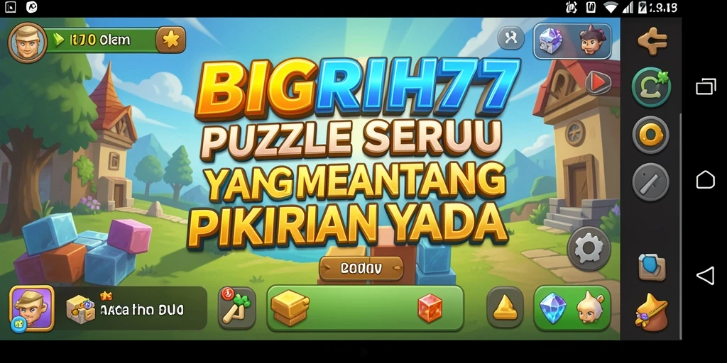 Screenshot gameplay BIGRICH77 yang memperlihatkan tantangan teka-teki yang menarik.