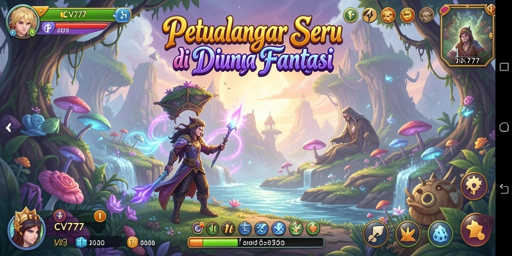 Tampilan gameplay CV777 dengan petualangan seru dan tantangan mendebarkan.
