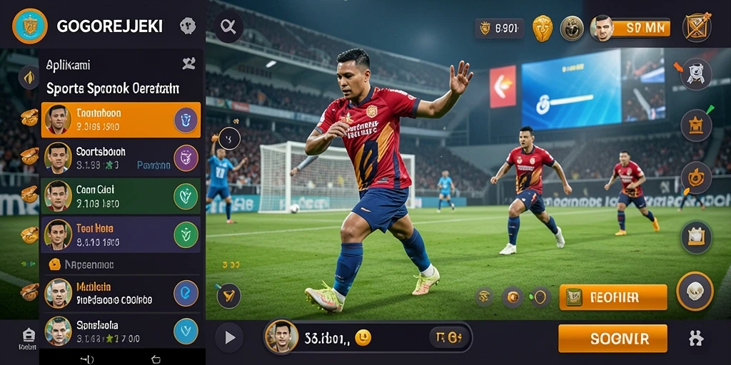 Tampilan screenshot gameplay <strong>GOGOREJEKI</strong> yang menunjukkan fitur taruhan olahraga.