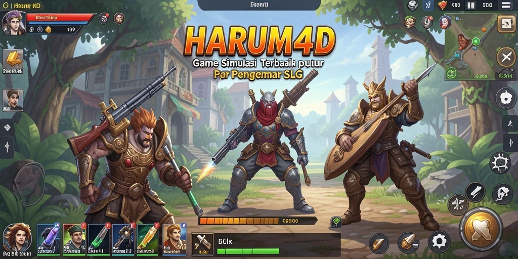 Gameplay menarik dalam HARUM4D yang penuh strategi.