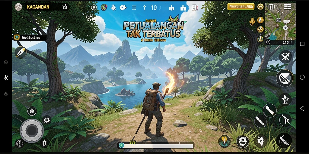 Tampilan menarik dari KAGANDAN dalam gameplay Open World.