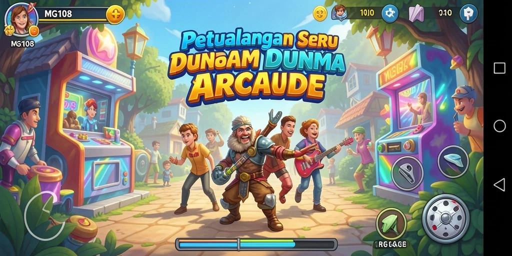 Tampilan gameplay MG108 yang penuh aksi dan seru.