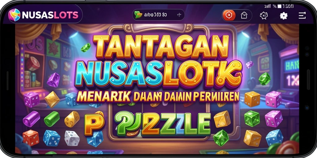 Tampilan gameplay NUSASLOTS yang menarik dan penuh warna.