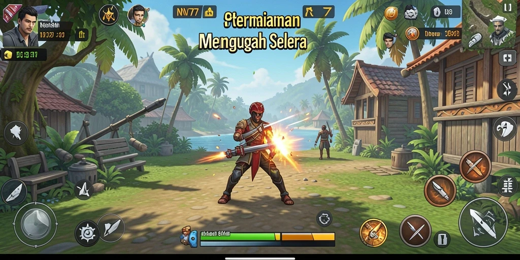 Tampilan gameplay <strong>NV77</strong> yang strategis dan menantang untuk setiap pemain.