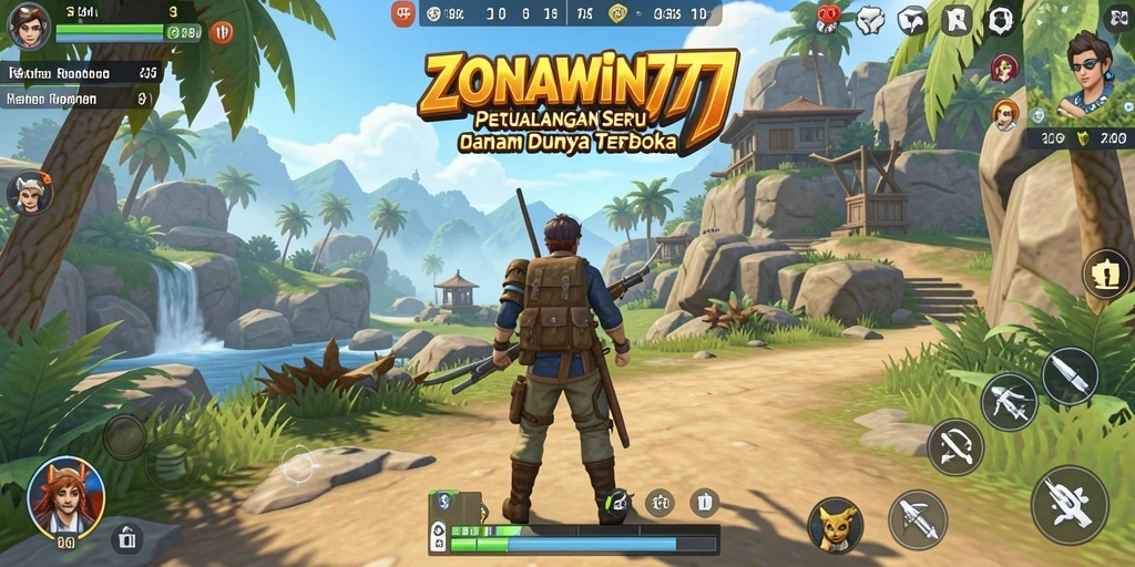 Tampilan gameplay menarik dari ZONAWIN777 di dunia terbuka.